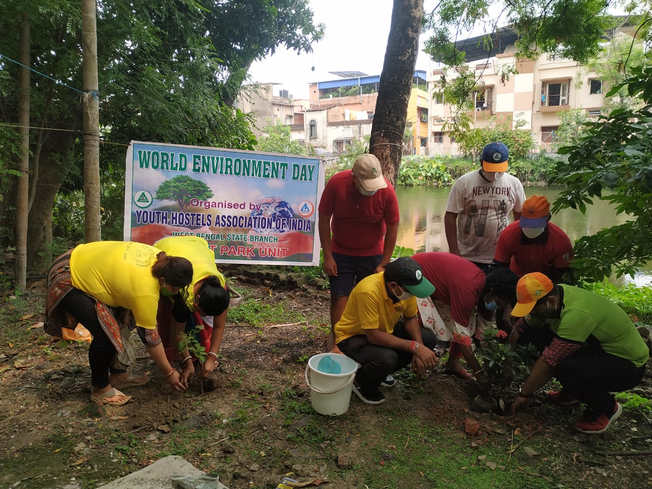 World Environment Day celebration by YHAI Regent Park Unit, West Bengal