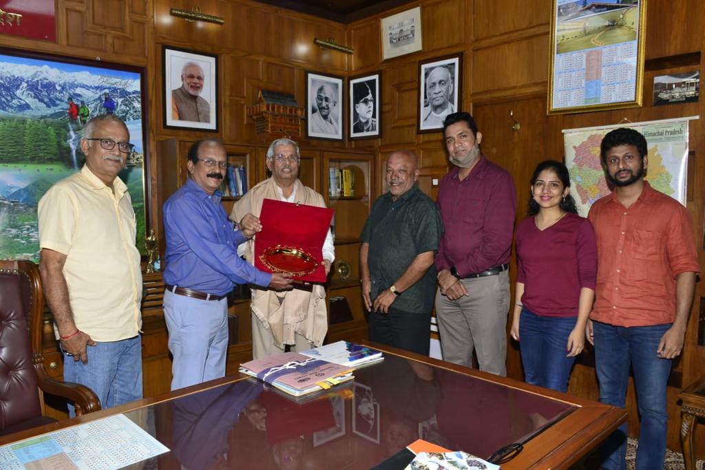 YHAI CALLED ON HIS EXCELLENCY SHRI. RAJE...